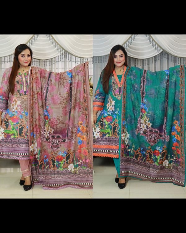 PAKISTANI INSPIRED MALHAR LAWN CODE 18+17