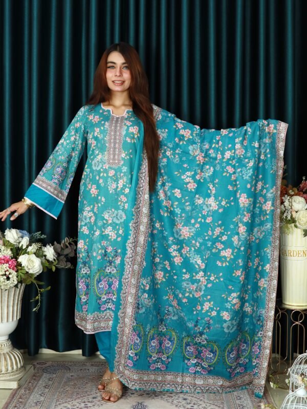 PAKISTANI INSPIRED MALHAR LAWN CODE 39 FEROZA