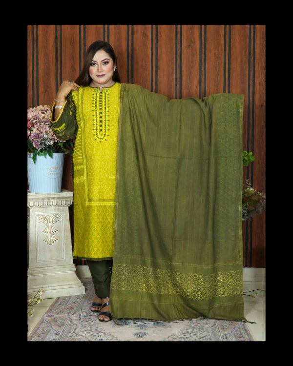ANJAN COTTON CODE 49 OLIVE