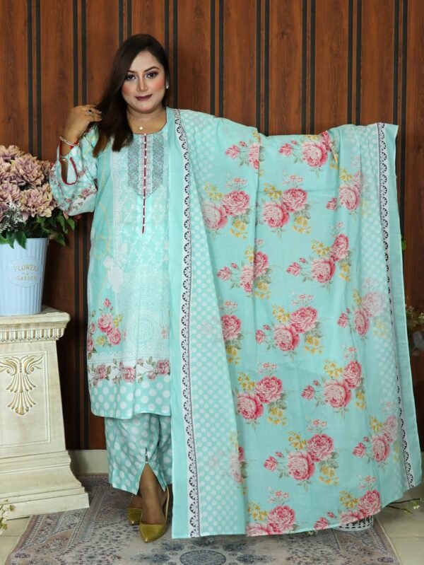 PAKISTANI INSPIRED KARIZMA LAWN CODE 43 PASTE