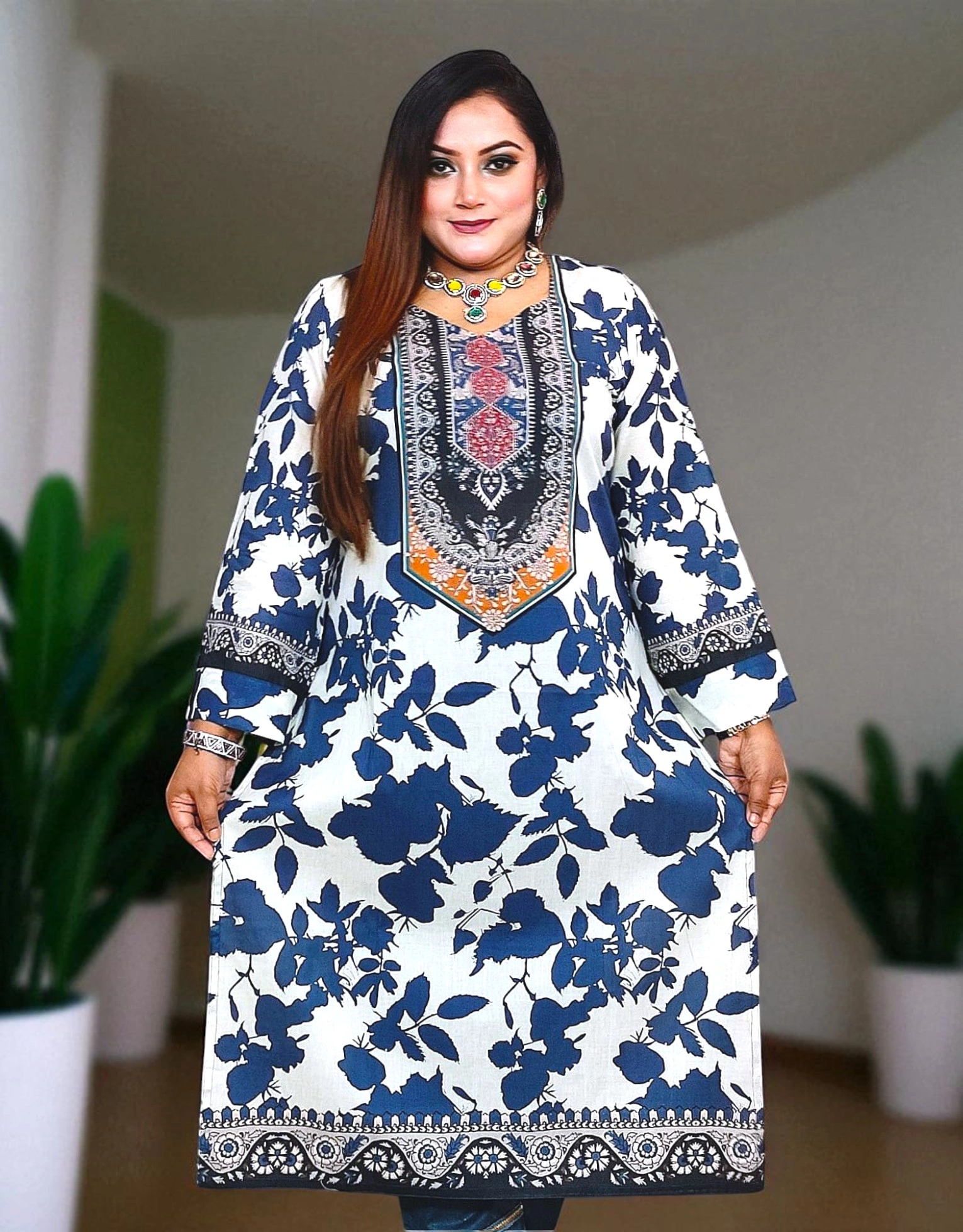 PAKISTANI INSPIRED MALHAR LAWN CODE 41 (2)