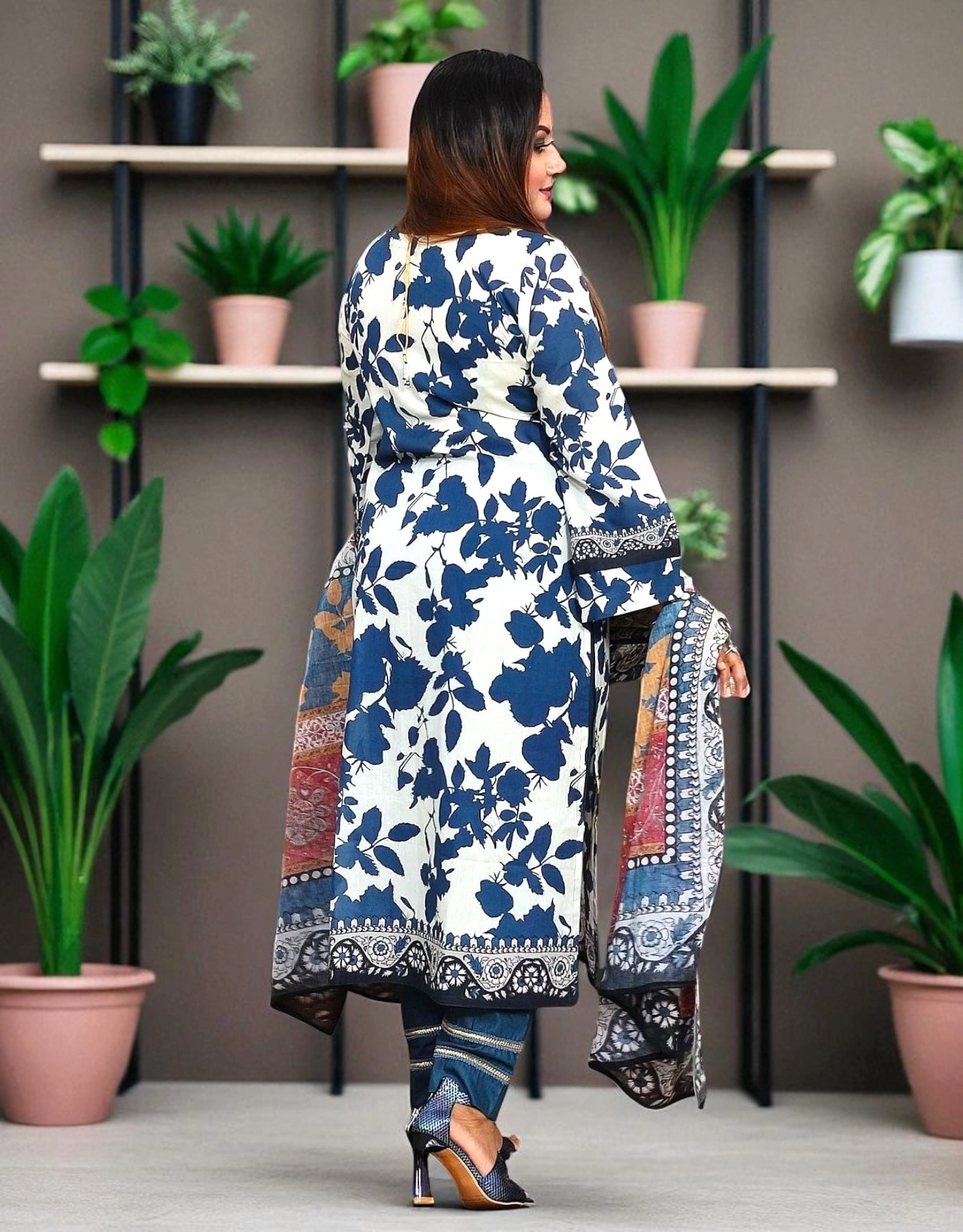 PAKISTANI INSPIRED MALHAR LAWN CODE 41 (3)