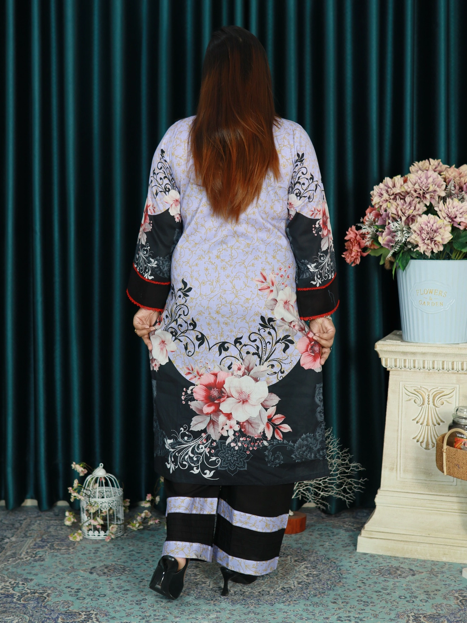 SWISS PURE COTTON LAWN 42 LAVENDER (7)