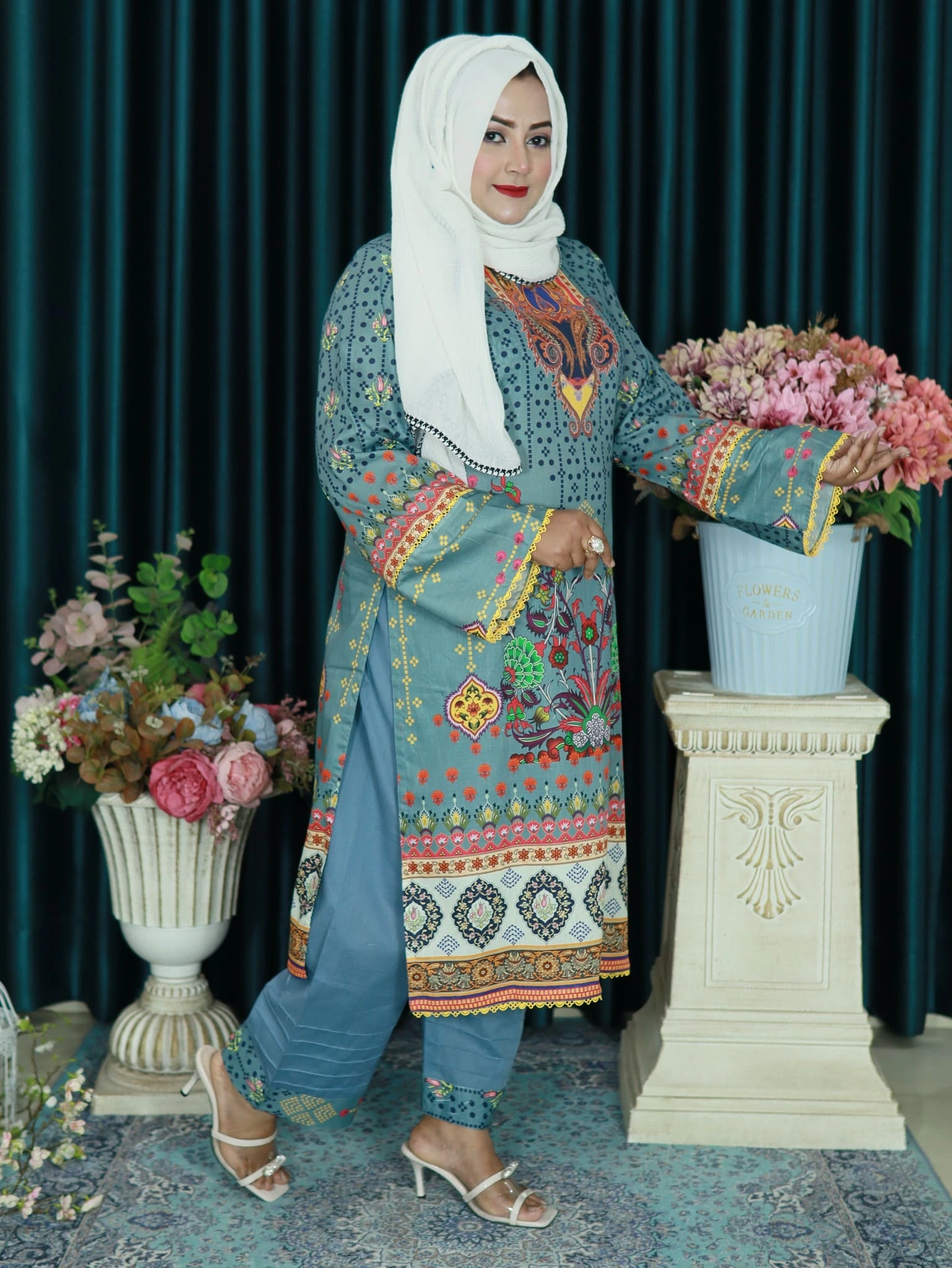 SWISS PURE COTTON LAWN 1001 ASH ELEGENT (3)