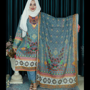 SWISS PURE COTTON LAWN 1001 ASH ELEGENT