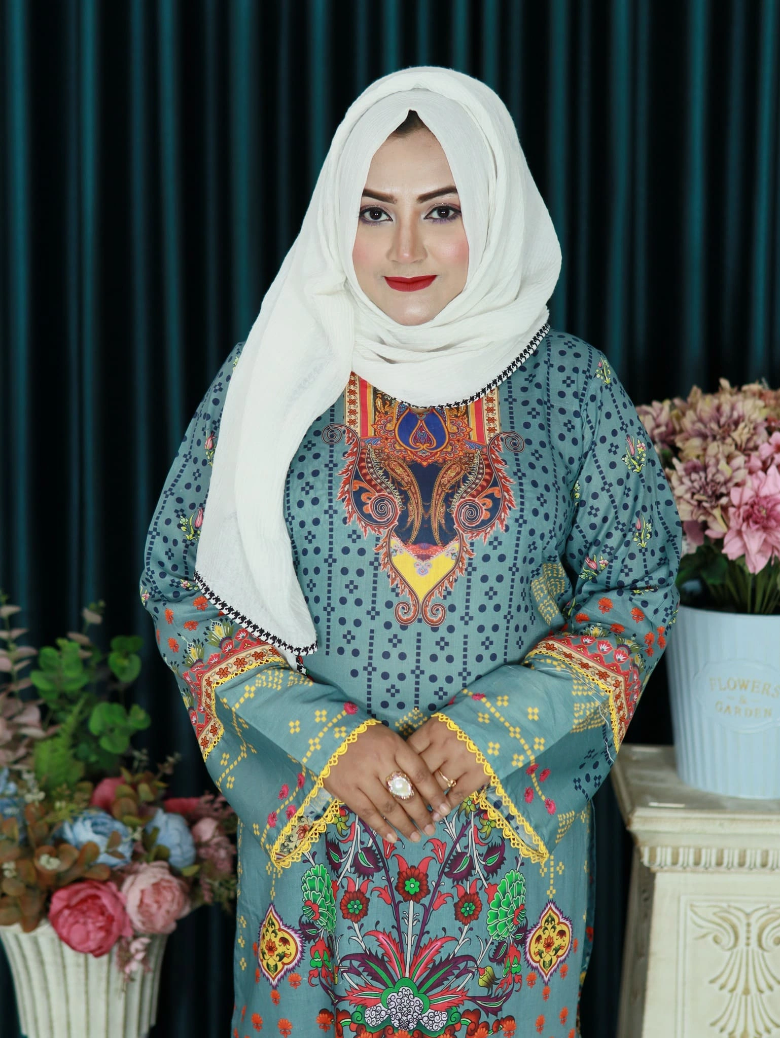 SWISS PURE COTTON LAWN 1001 ASH ELEGENT (6)