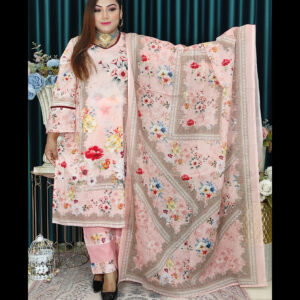 SWISS LAWN ELEGENT CODE 1007 LIGHT PINK COLOR