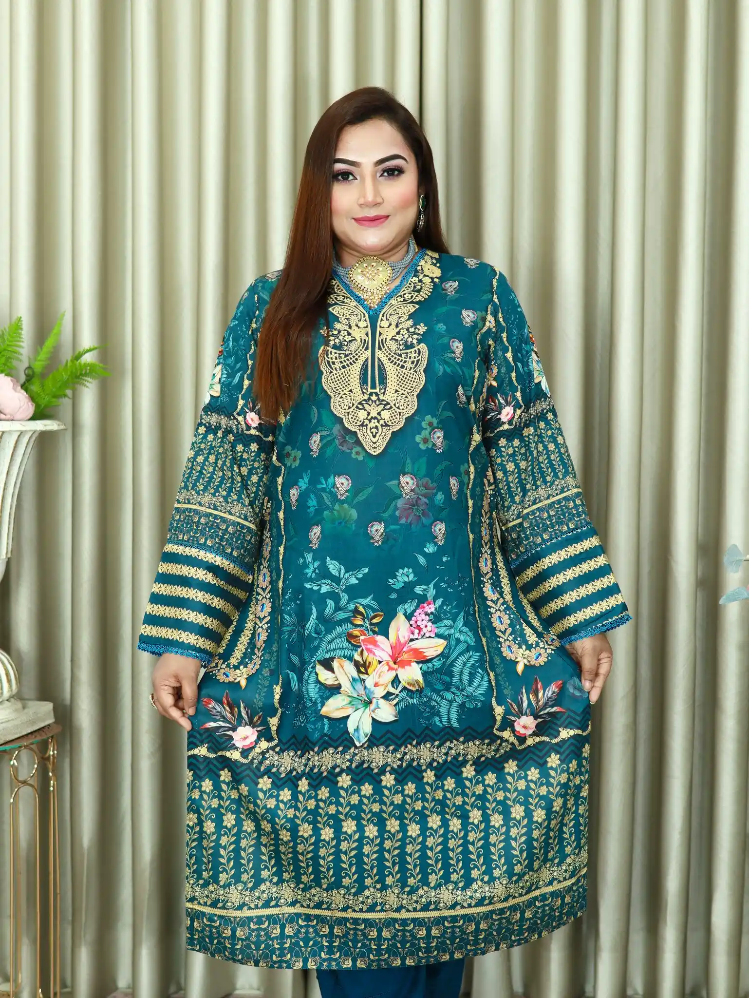 SWISS COTTON LAWN 1409 SEA GREEN (2)