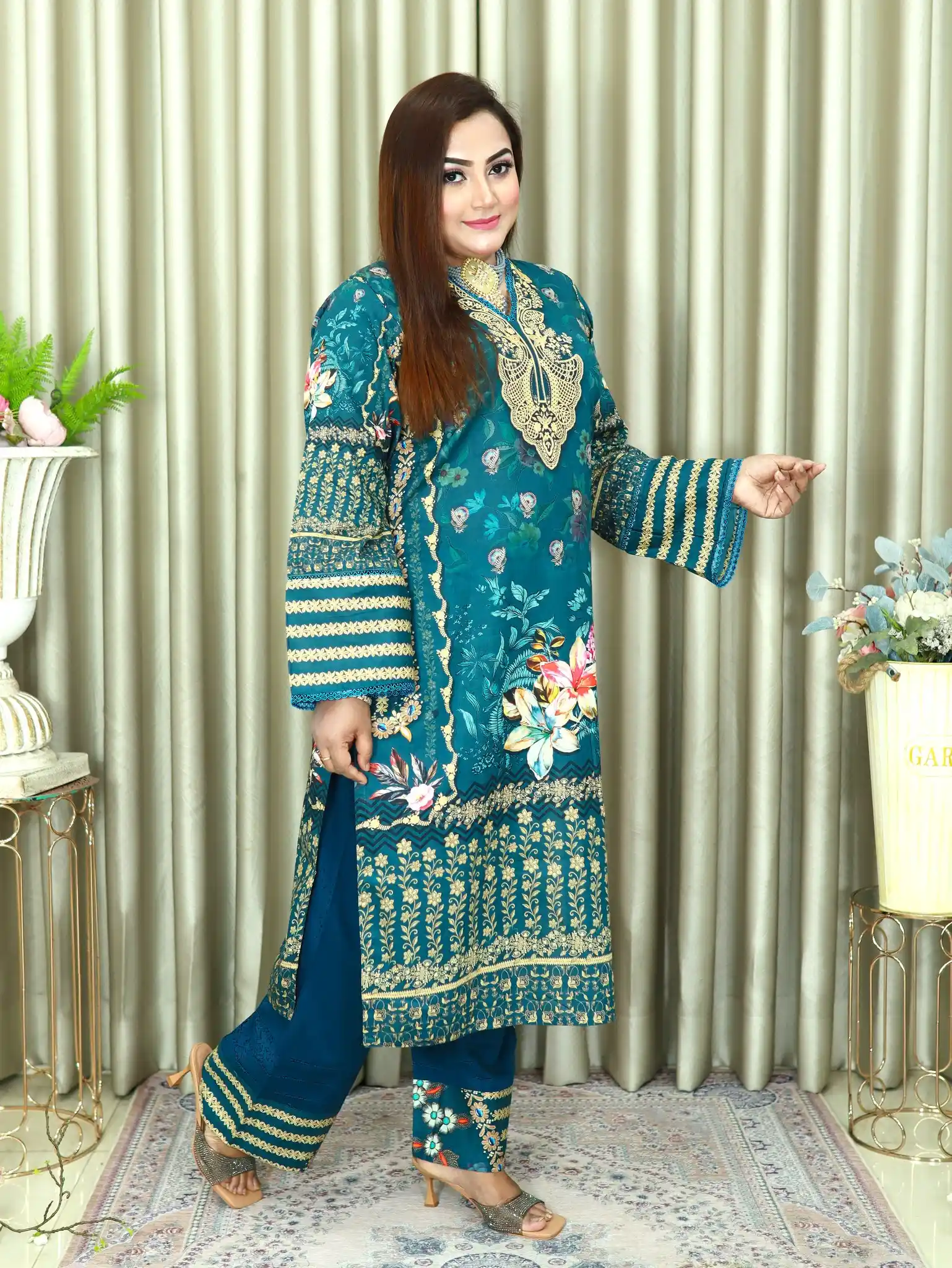 SWISS COTTON LAWN 1409 SEA GREEN (3)