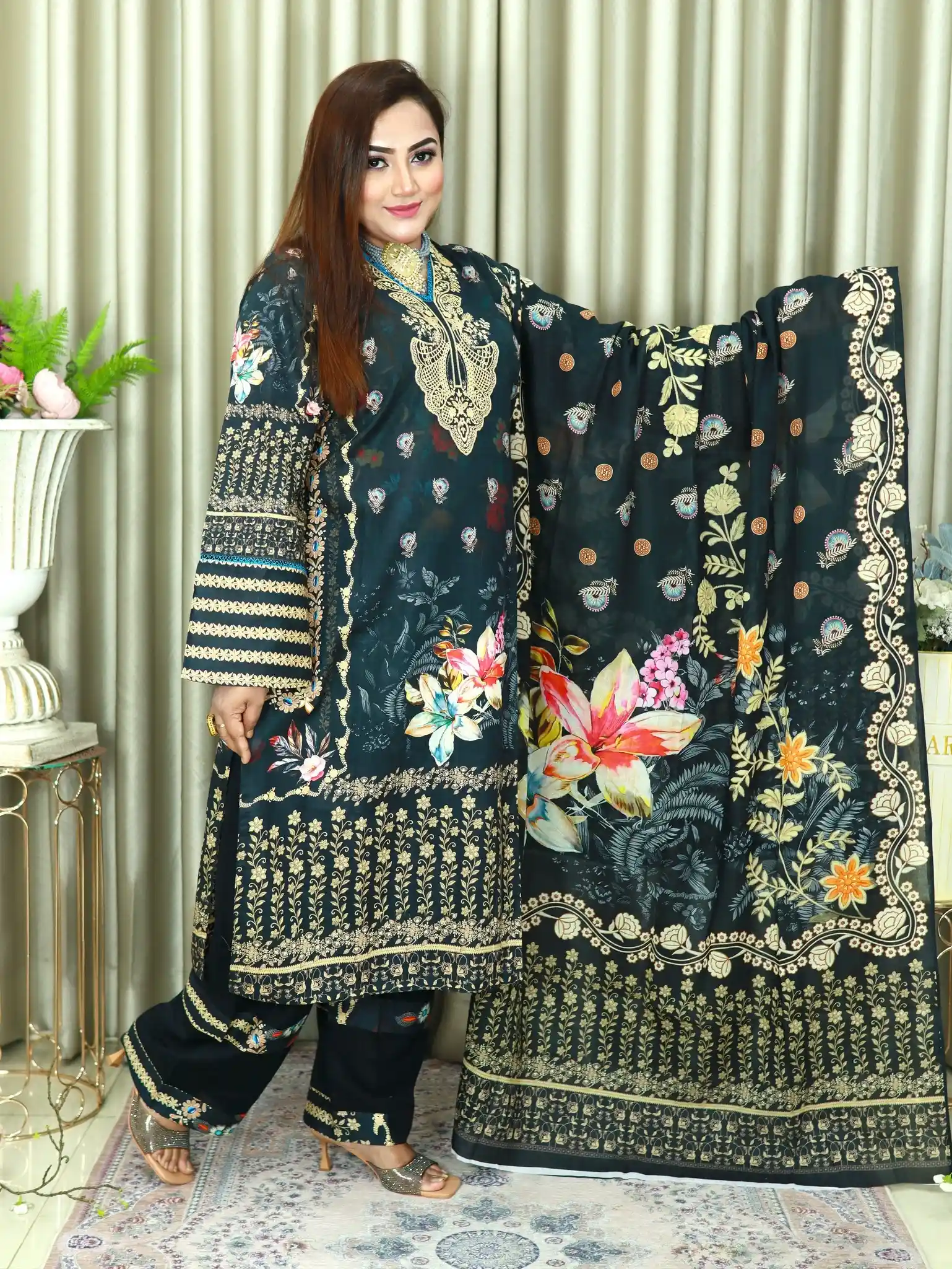 SWISS LAWN ELEGENT CODE 1409 BLACK COLOR (1)
