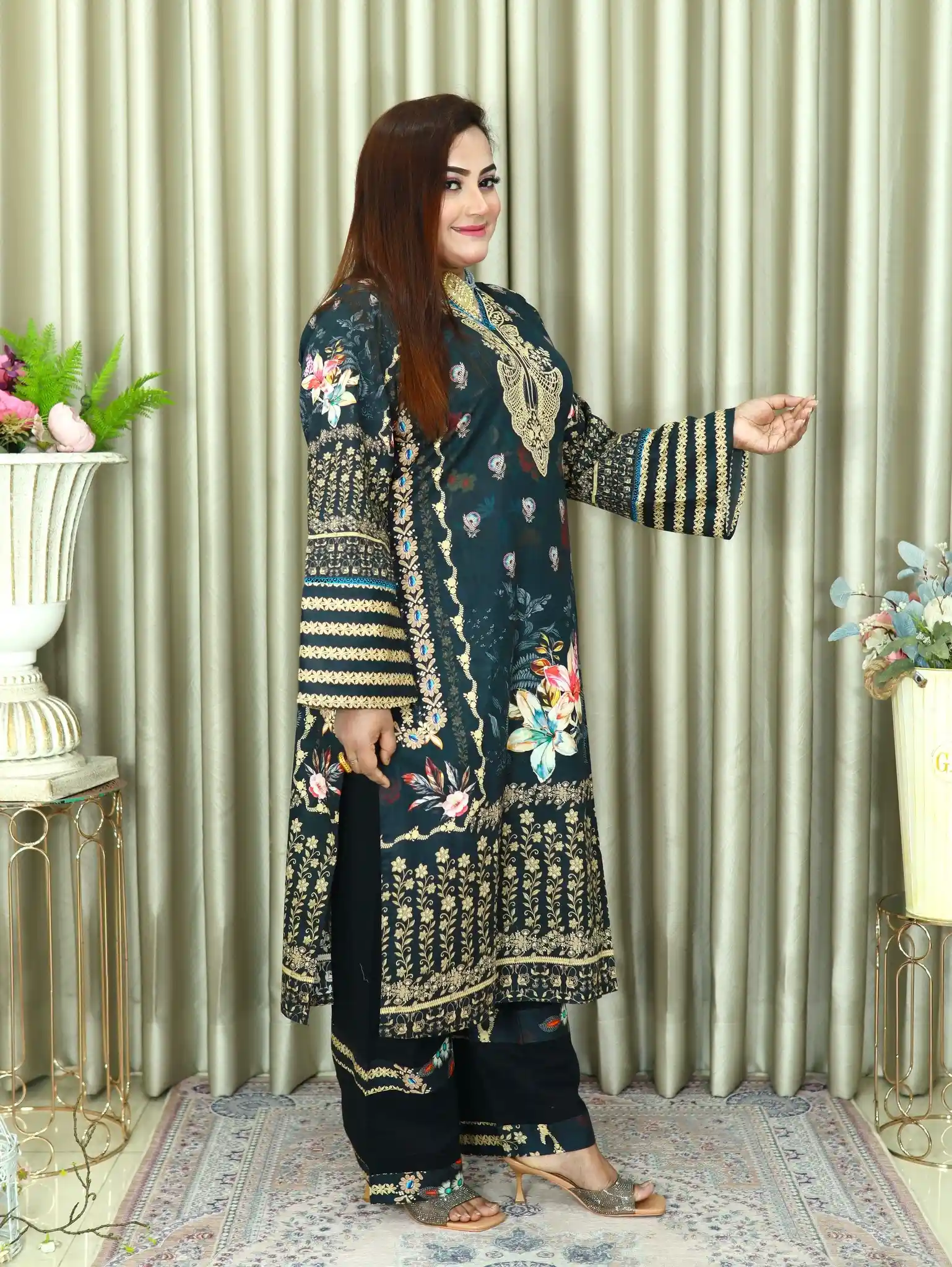 SWISS LAWN ELEGENT CODE 1409 BLACK COLOR (5)