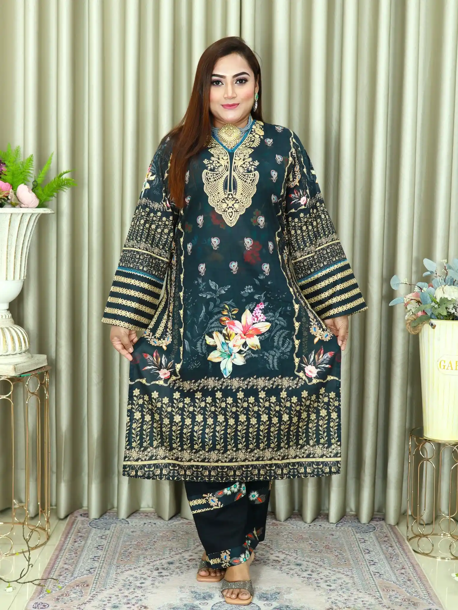 SWISS LAWN ELEGENT CODE 1409 BLACK COLOR (7)