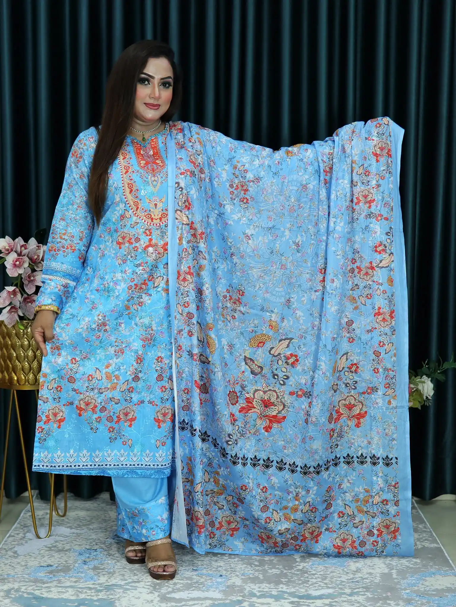 আনরেডি VIP ELEGENT CODE 121 LIGHT BLUE COLOR (3)