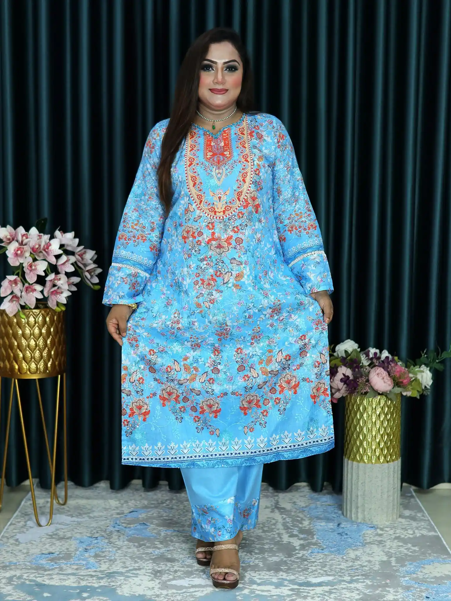 আনরেডি VIP ELEGENT CODE 121 LIGHT BLUE COLOR (6)
