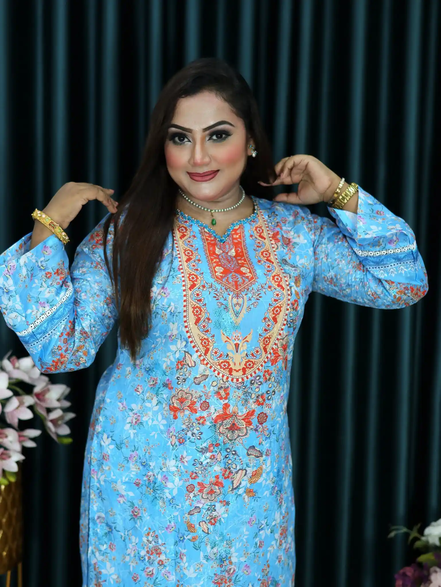 আনরেডি VIP ELEGENT CODE 121 LIGHT BLUE COLOR (8)