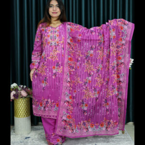 আনরেডি SWISS LAWN ELEGENT CODE 1431 MAGENTA COLOR