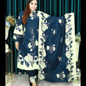 আনরেডি ELEGENT SWISS LAWN CODE 1440 BLUE & WHITE COLOR