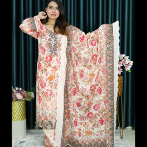 আনরেডি ELEGENT INSPIRED EMBODARY LAWN 127 CREAM COLOR