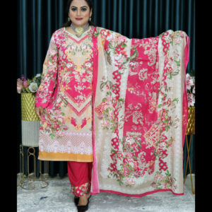 আনরেডি ELEGENT SWISS LAWN CODE 1438 PINK COLOR