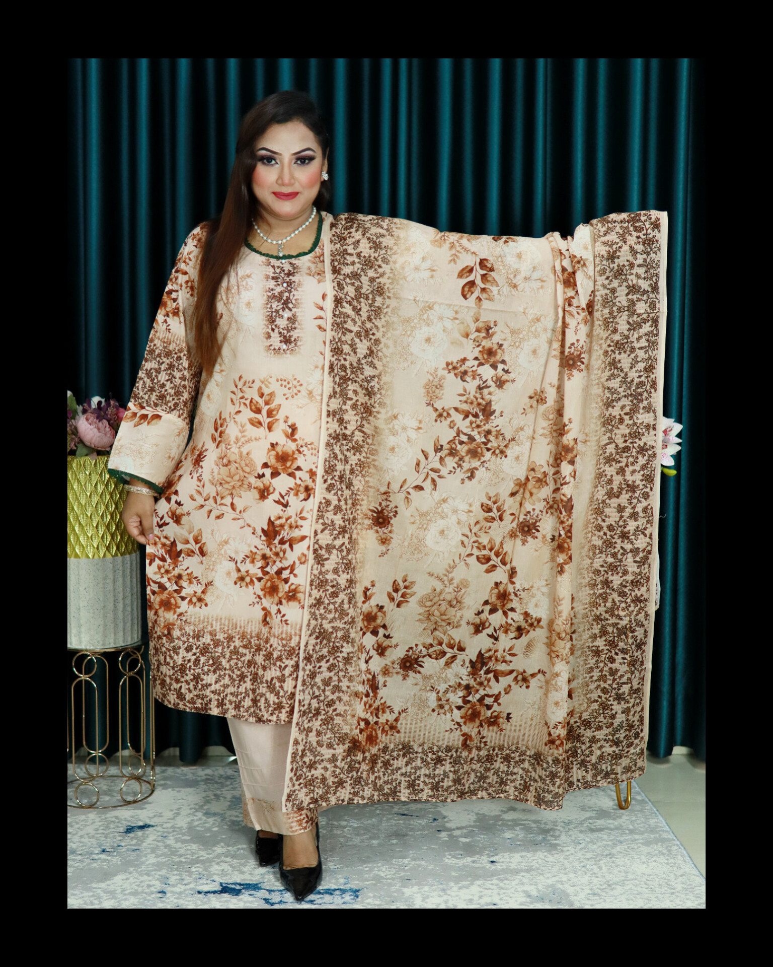 আনরেডি SWISS LAWN ELEGENT CODE 1430 GOLDEN COLOR